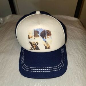 Roxy Logo Navy and White Cap